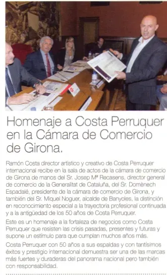 Mitjans Comunicació Premsa Costa Perruquer Banyoles