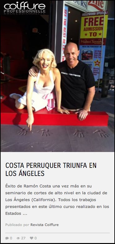 Mitjans Comunicació Premsa Costa Perruquer Banyoles