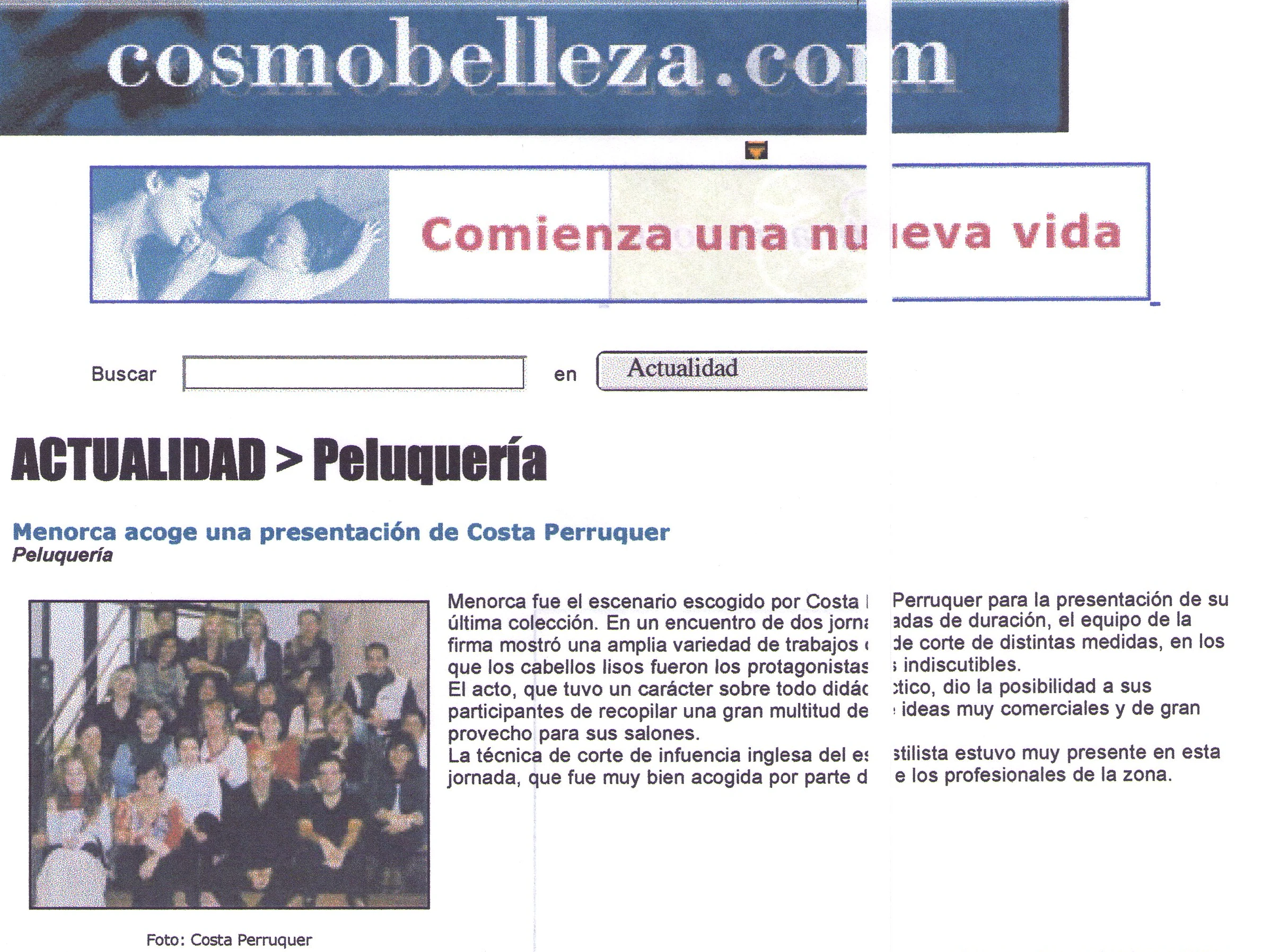 Mitjans Comunicació Premsa Costa Perruquer Banyoles