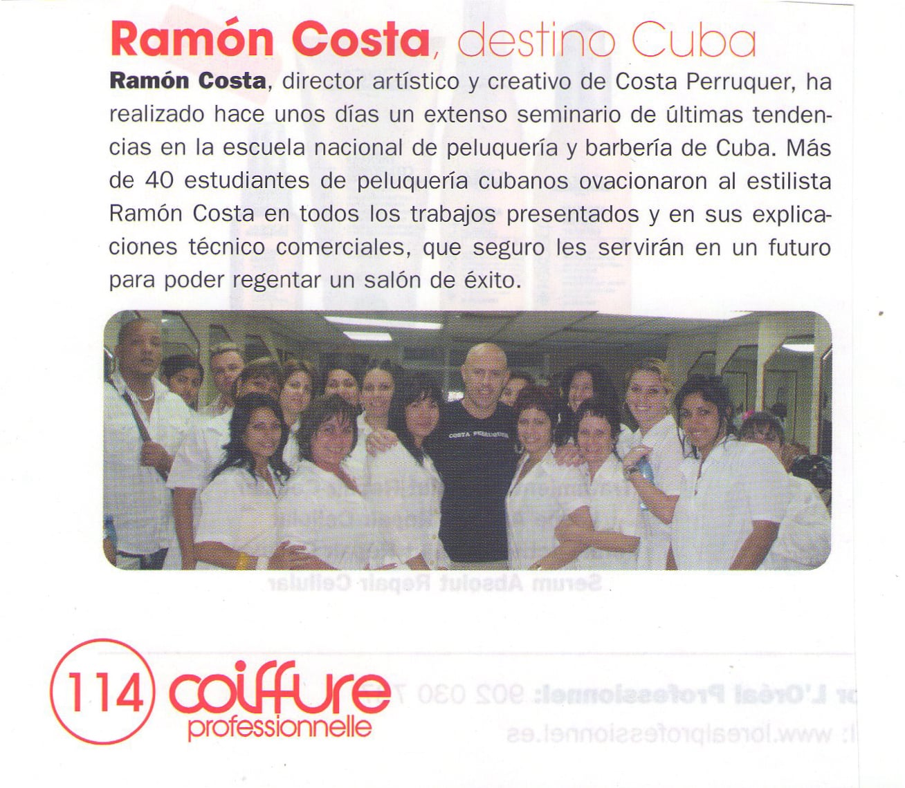 Mitjans Comunicació Premsa Costa Perruquer Banyoles