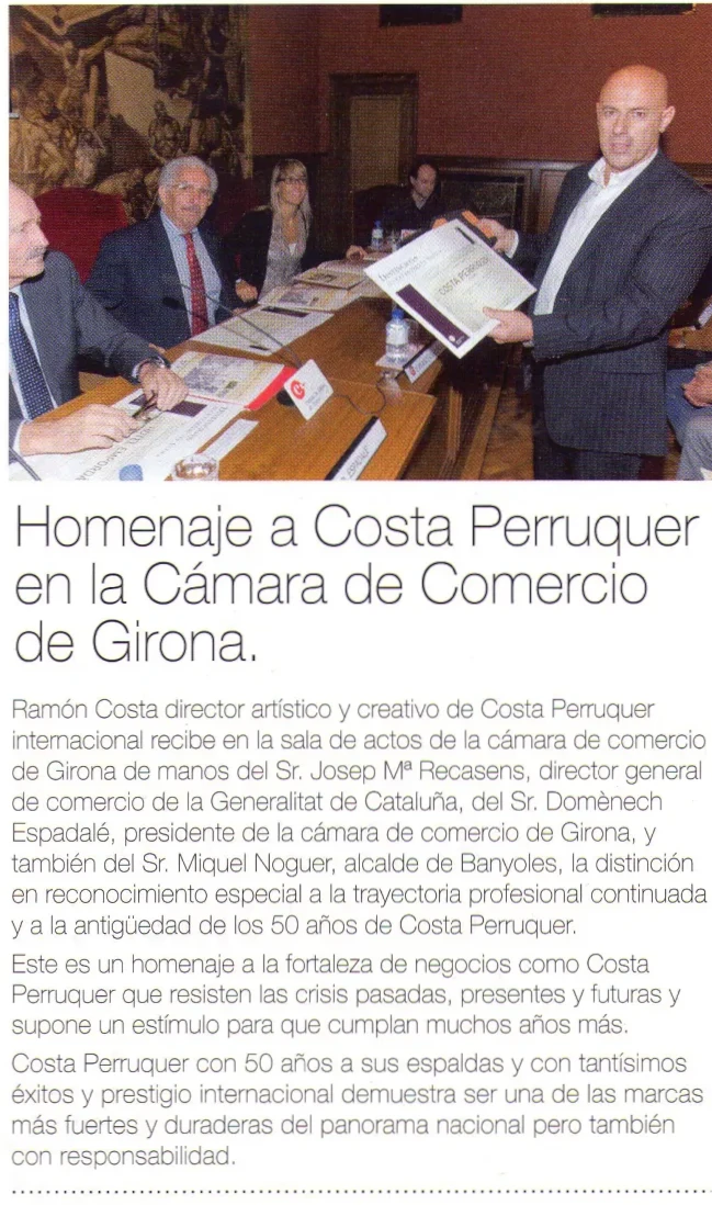 Mitjans Comunicació Premsa Costa Perruquer Banyoles