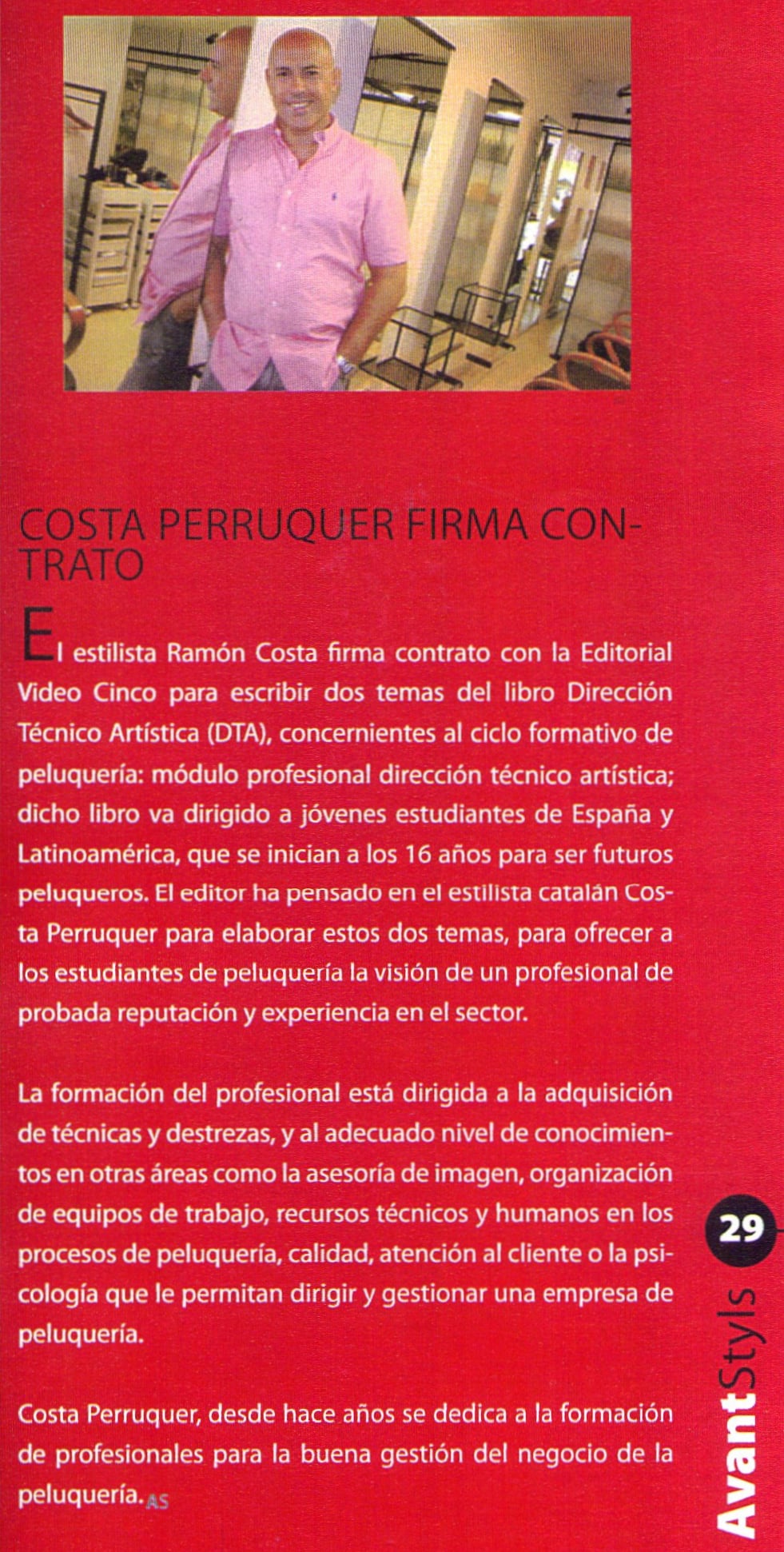 Mitjans Comunicació Premsa Costa Perruquer Banyoles